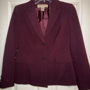 Apostrophe Deep Burgundy Blazer